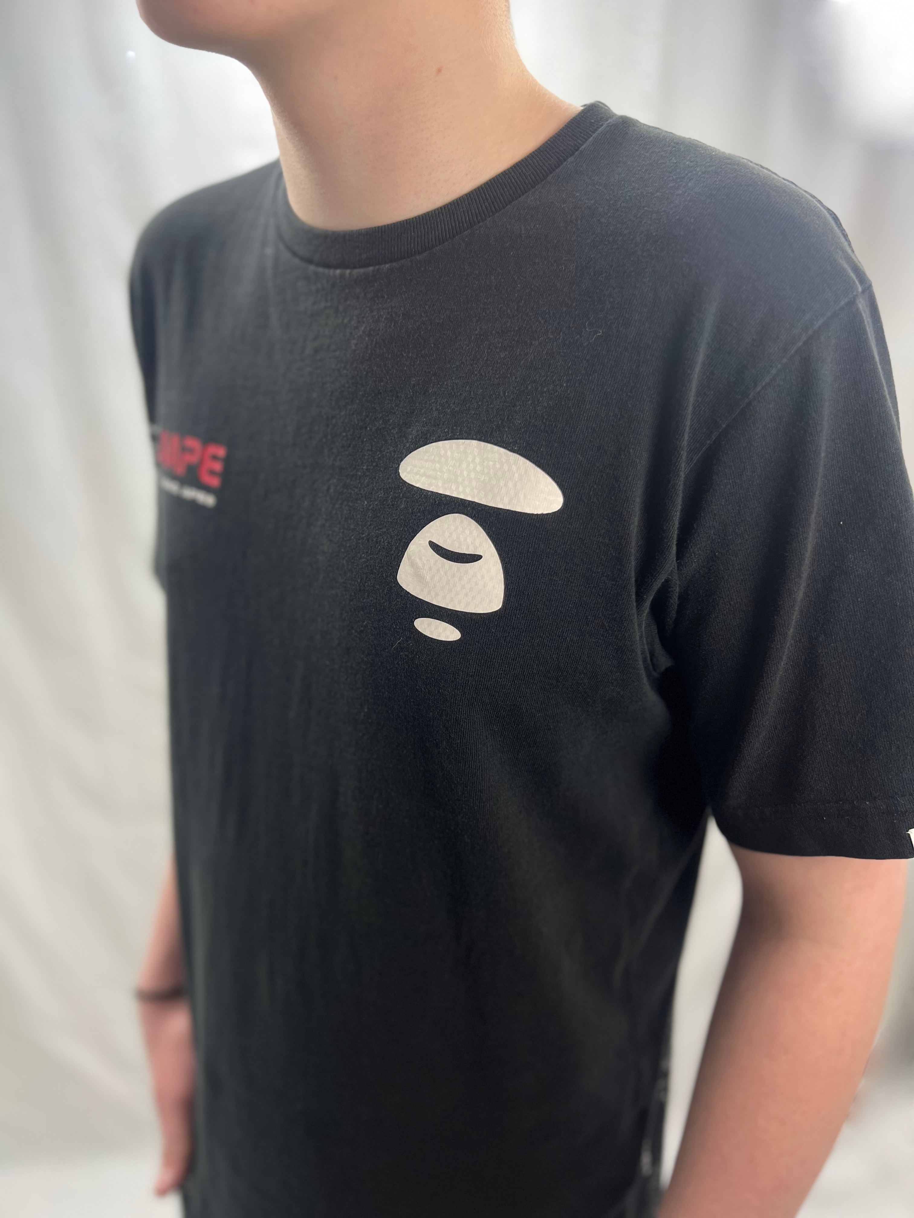 AAPE By a bathing ape APUNVS AP-01 black tee
