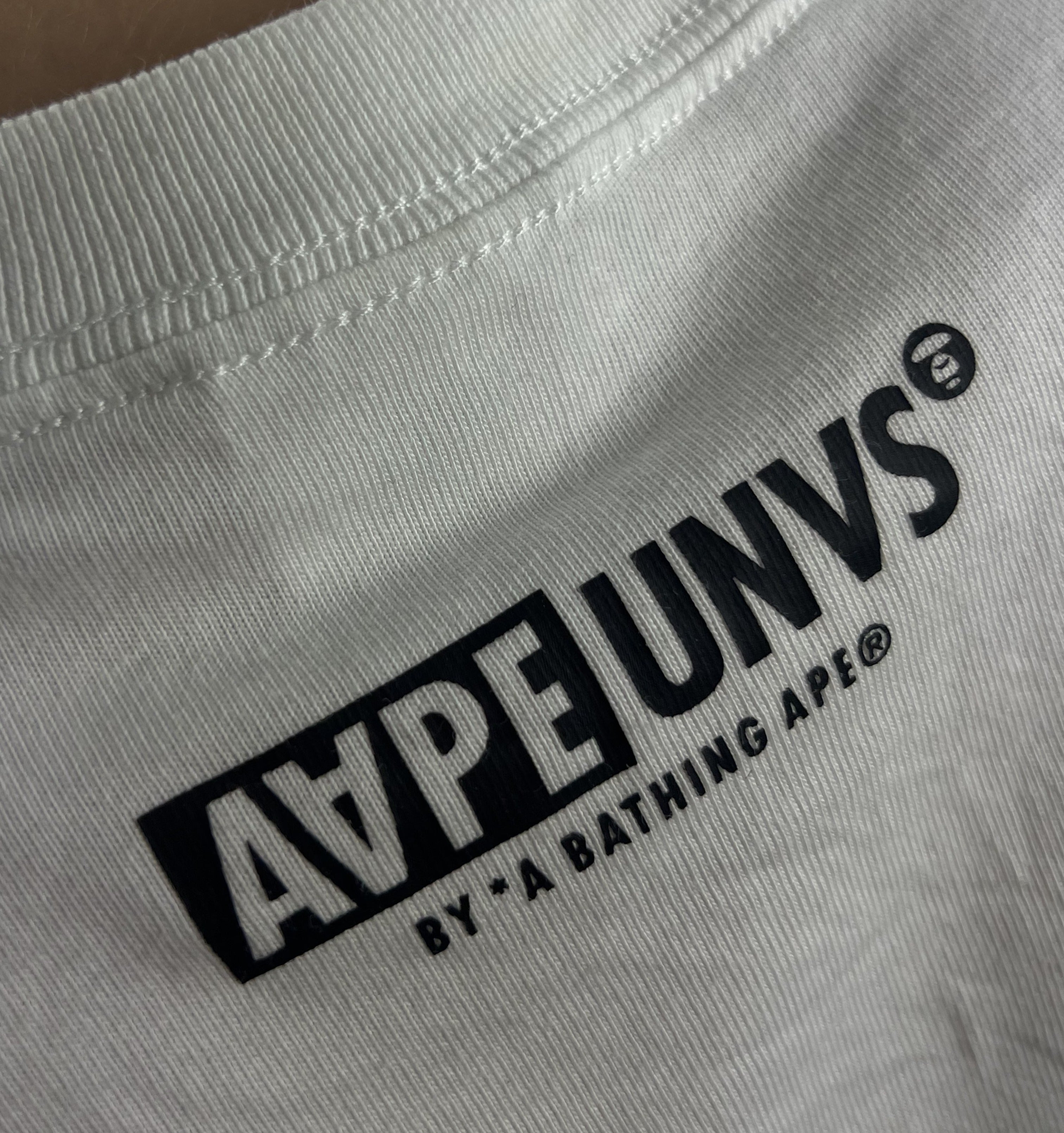 AAPE UNVS White Tee
