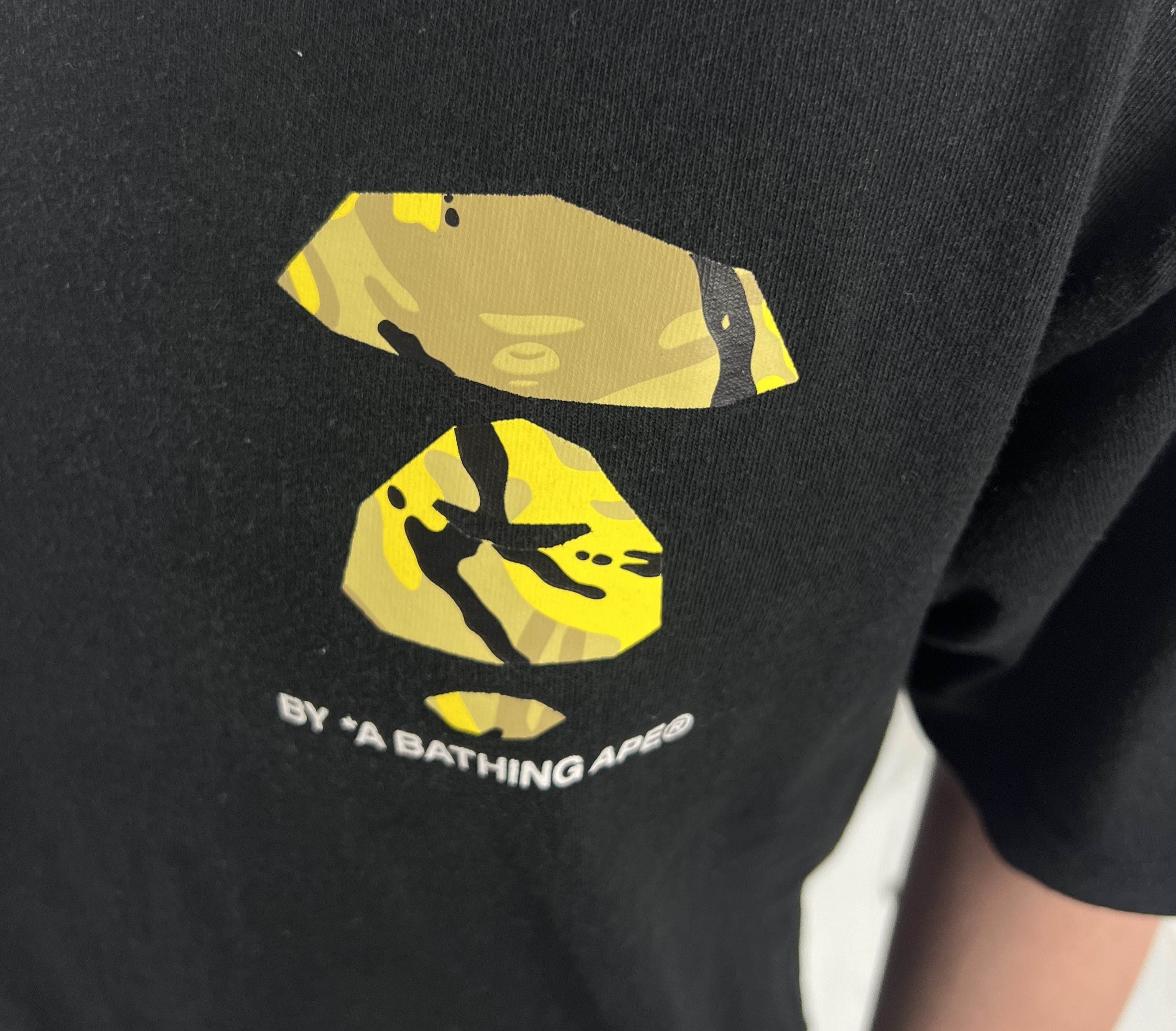 AAPE UNVS camo-logo tee