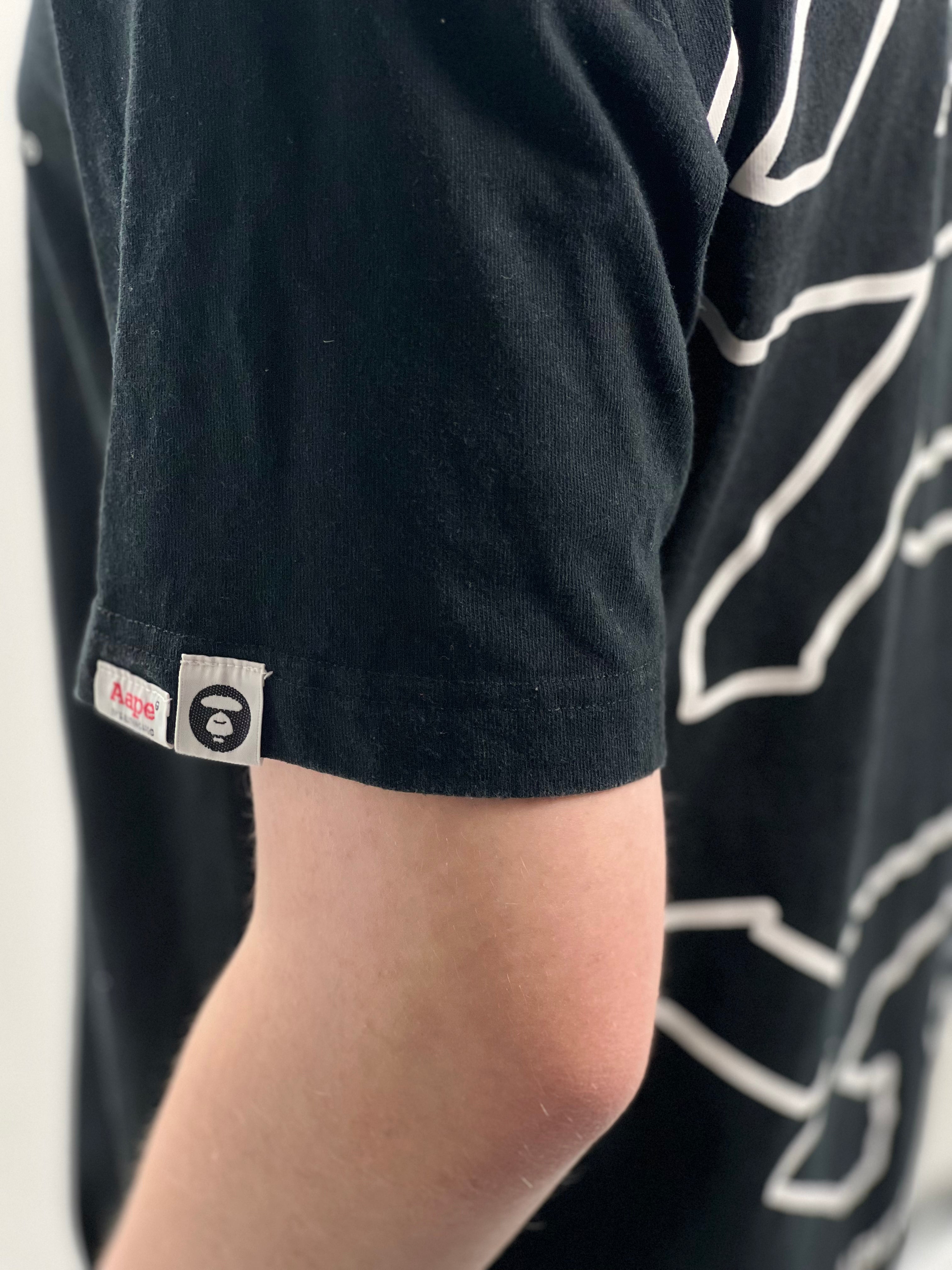 AAPE UNVS camo-logo tee