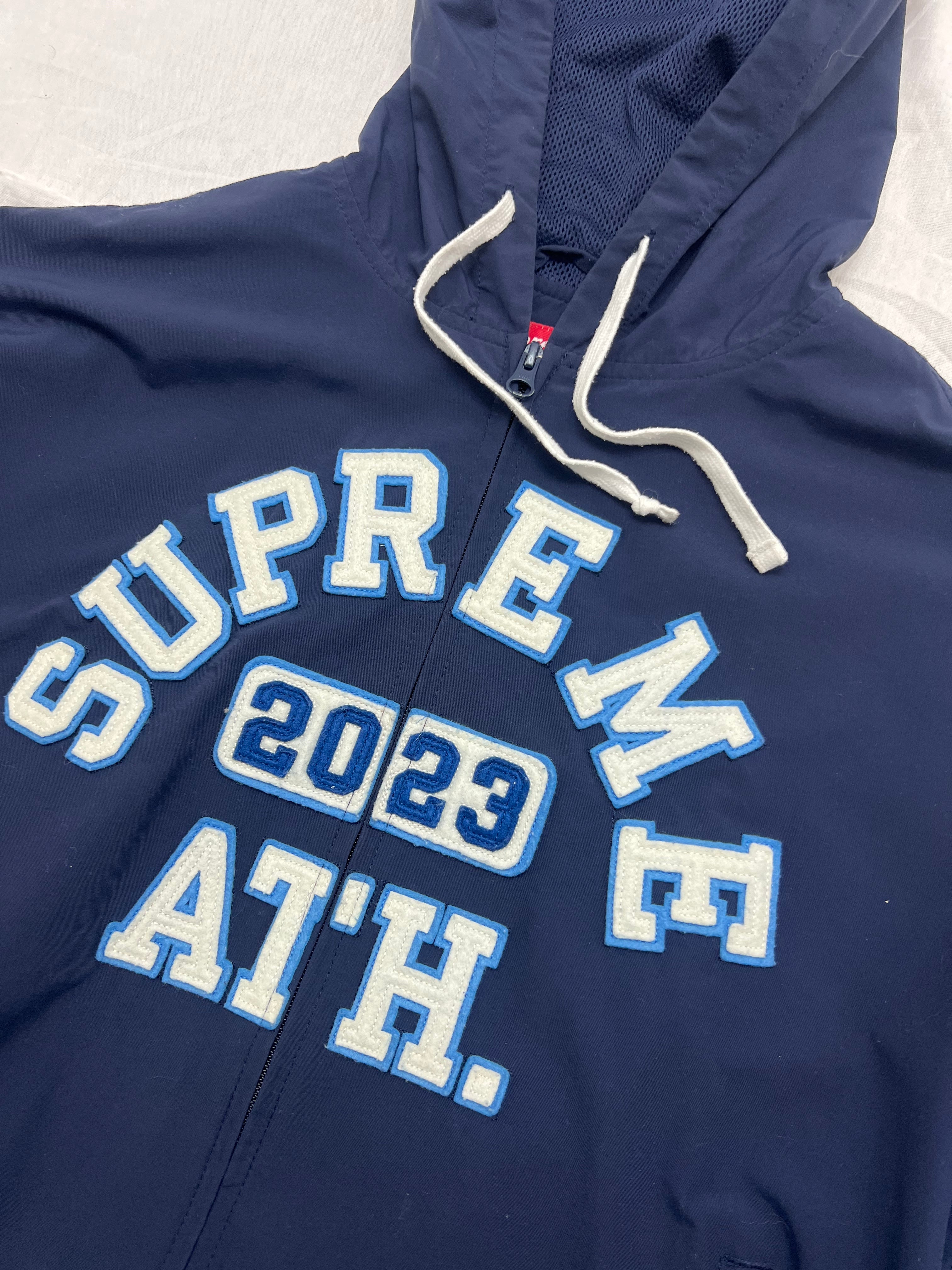Supreme SS23 Applique hooded track jacket