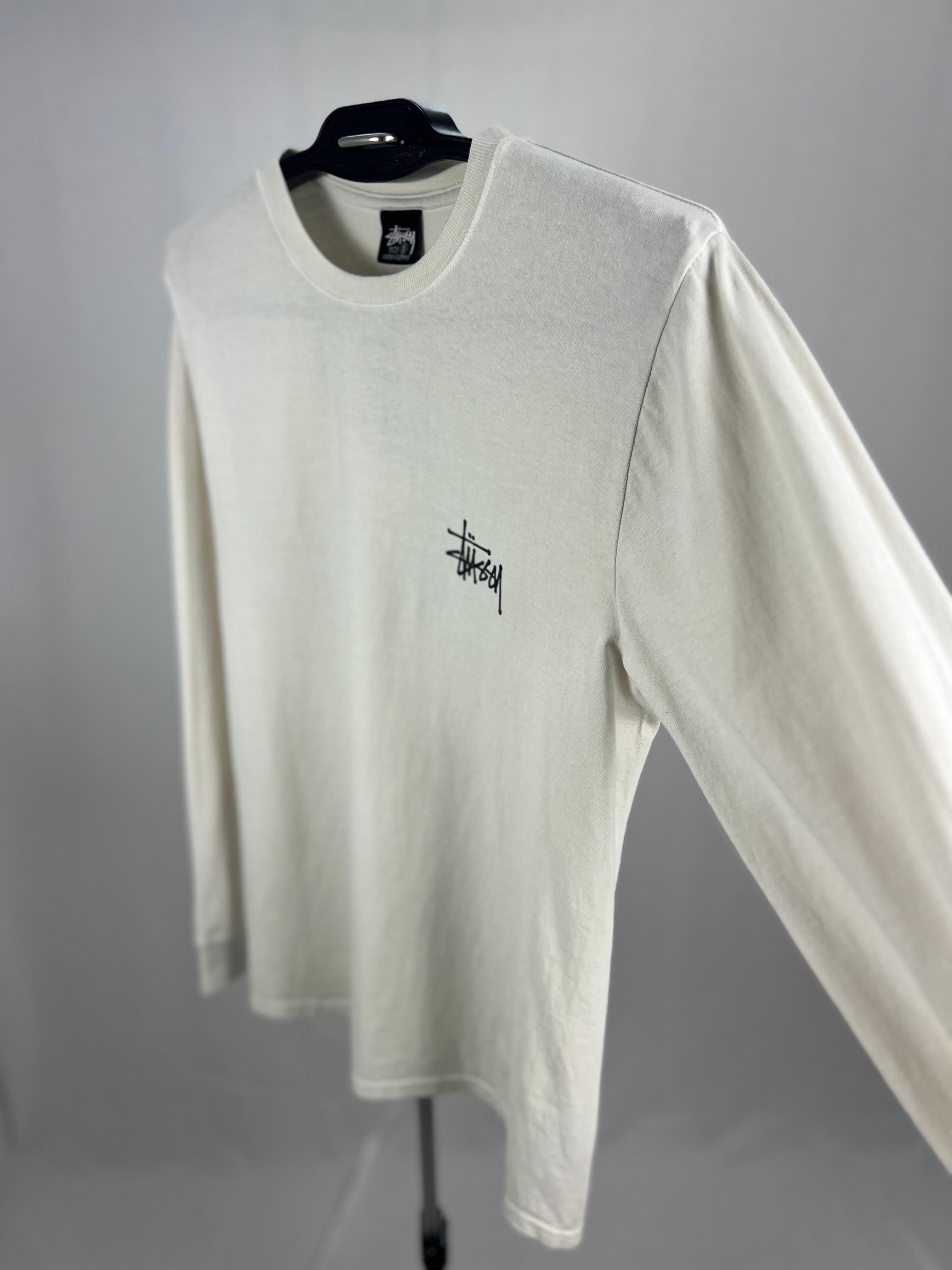 Stüssy White Long sleeve tee