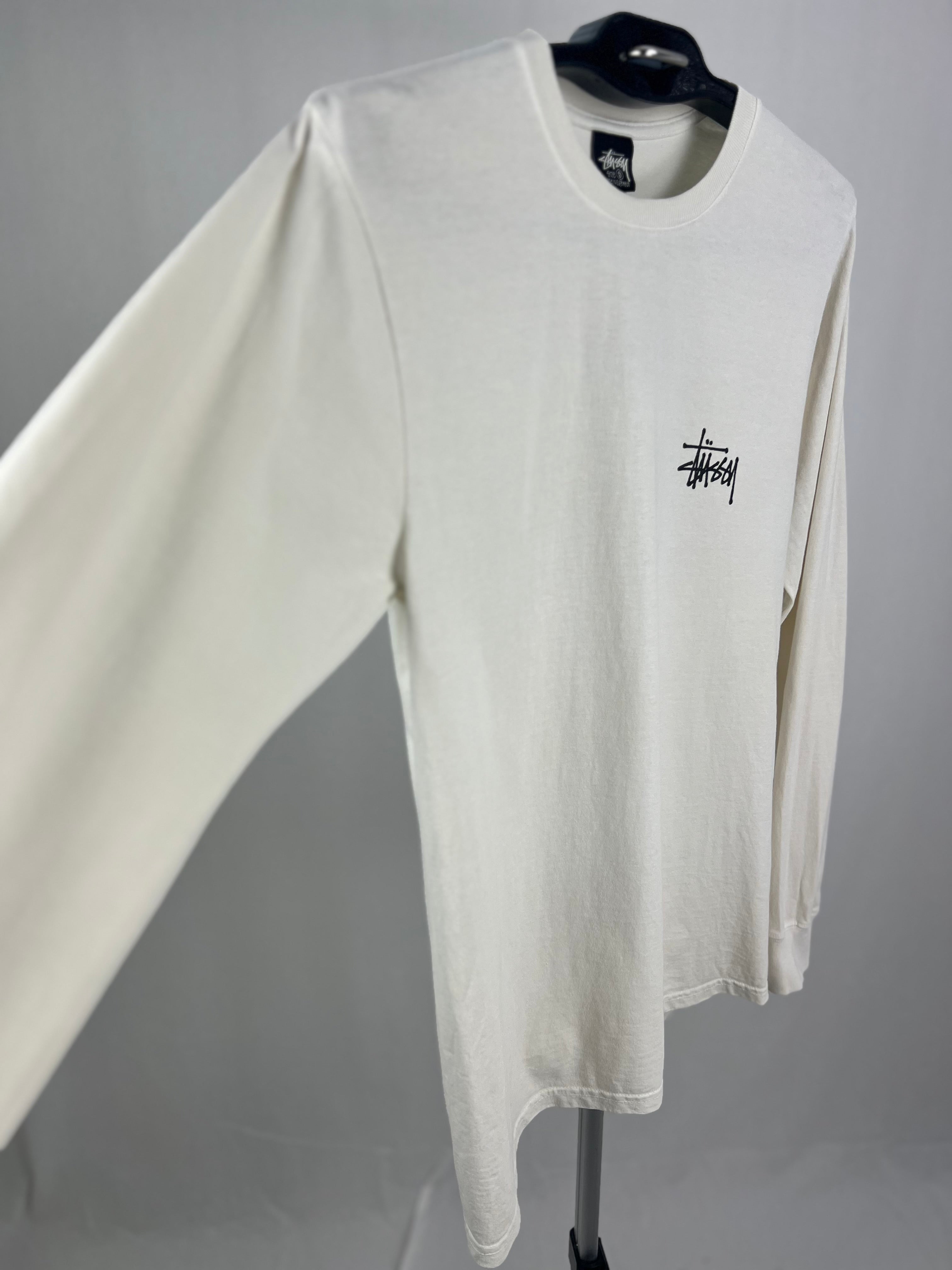 Stüssy White Long sleeve tee