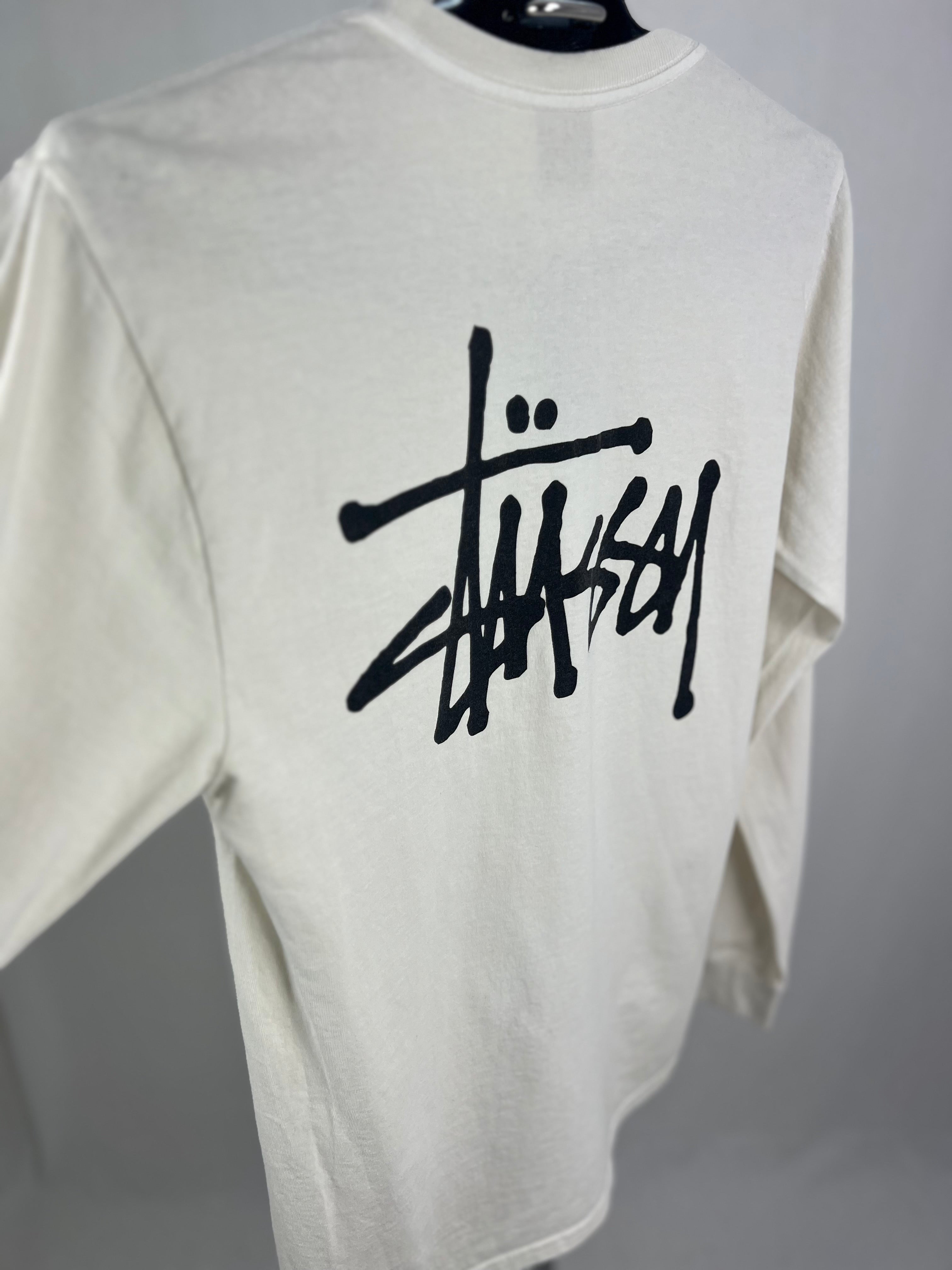Stüssy White Long sleeve tee