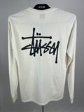 Stüssy White Long sleeve tee