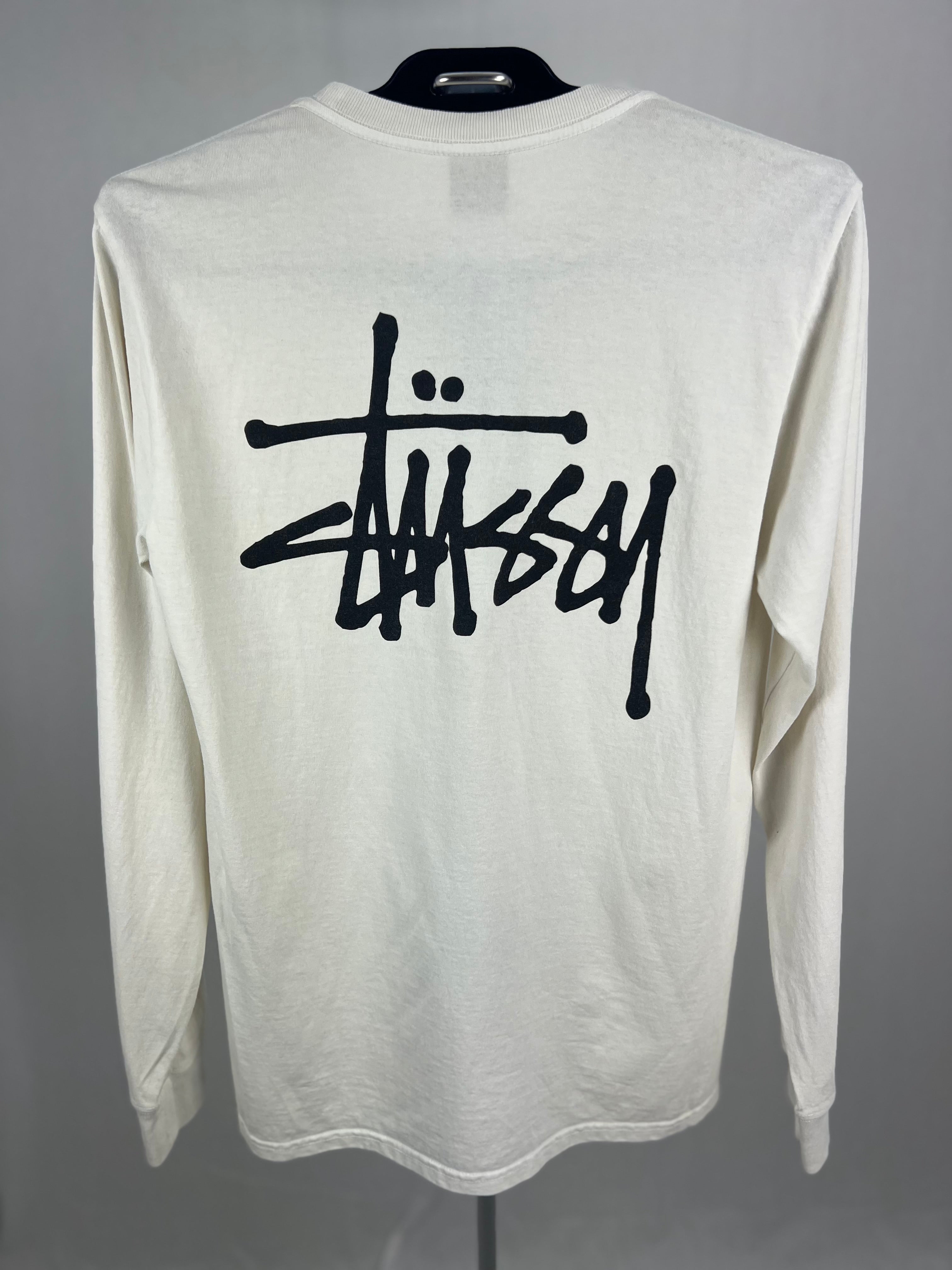 Stüssy White Long sleeve tee