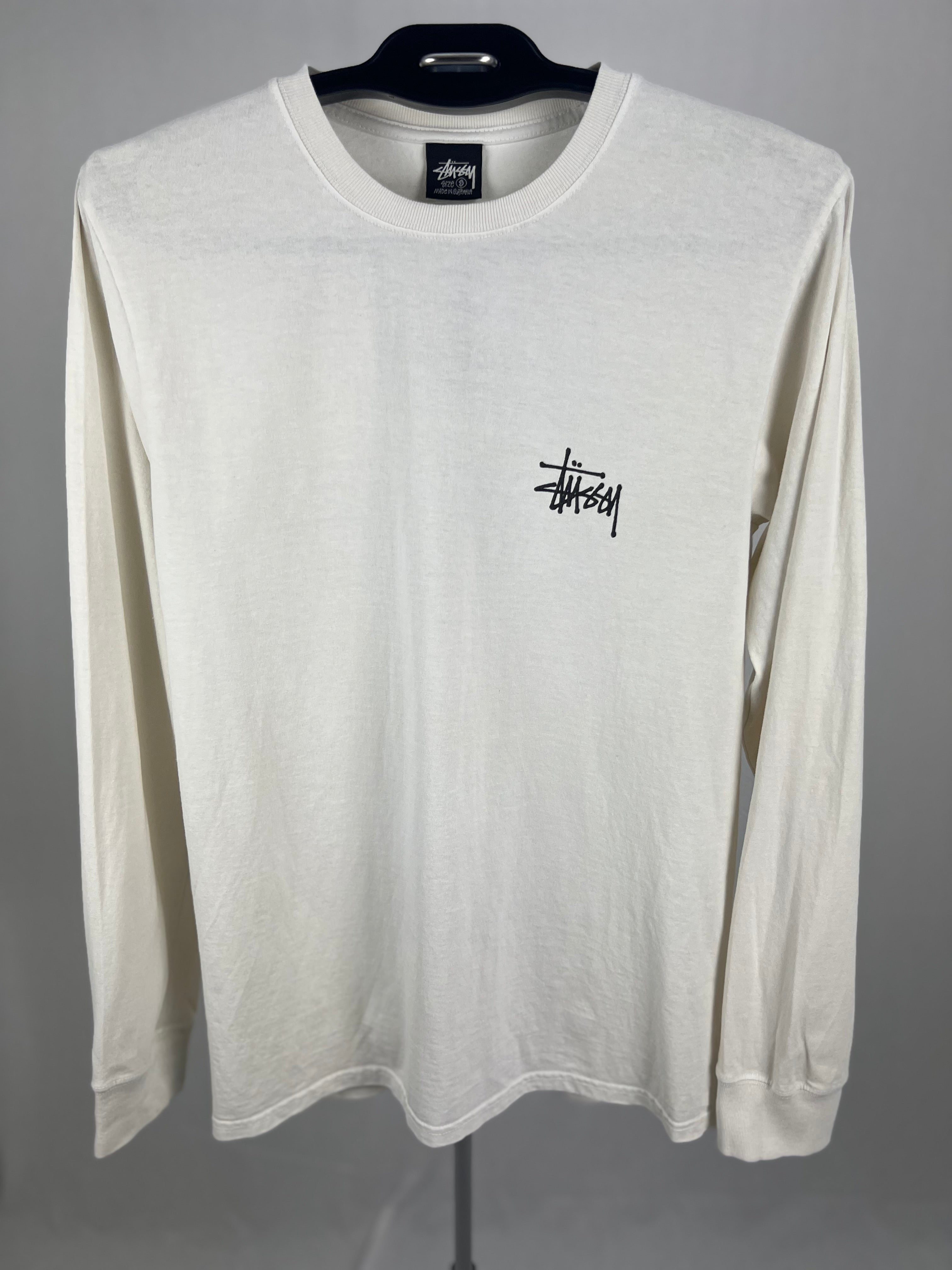 Stüssy White Long sleeve tee