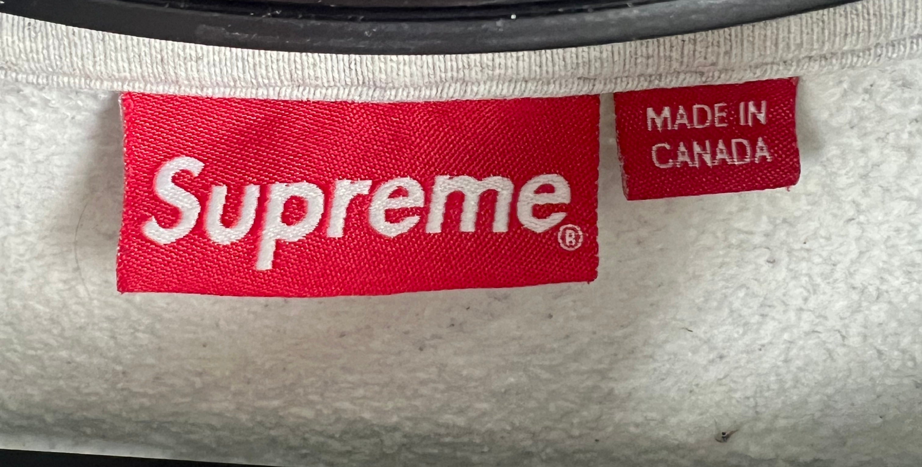 Supreme FW17 2‑Tone Half Zip Sweatshirt