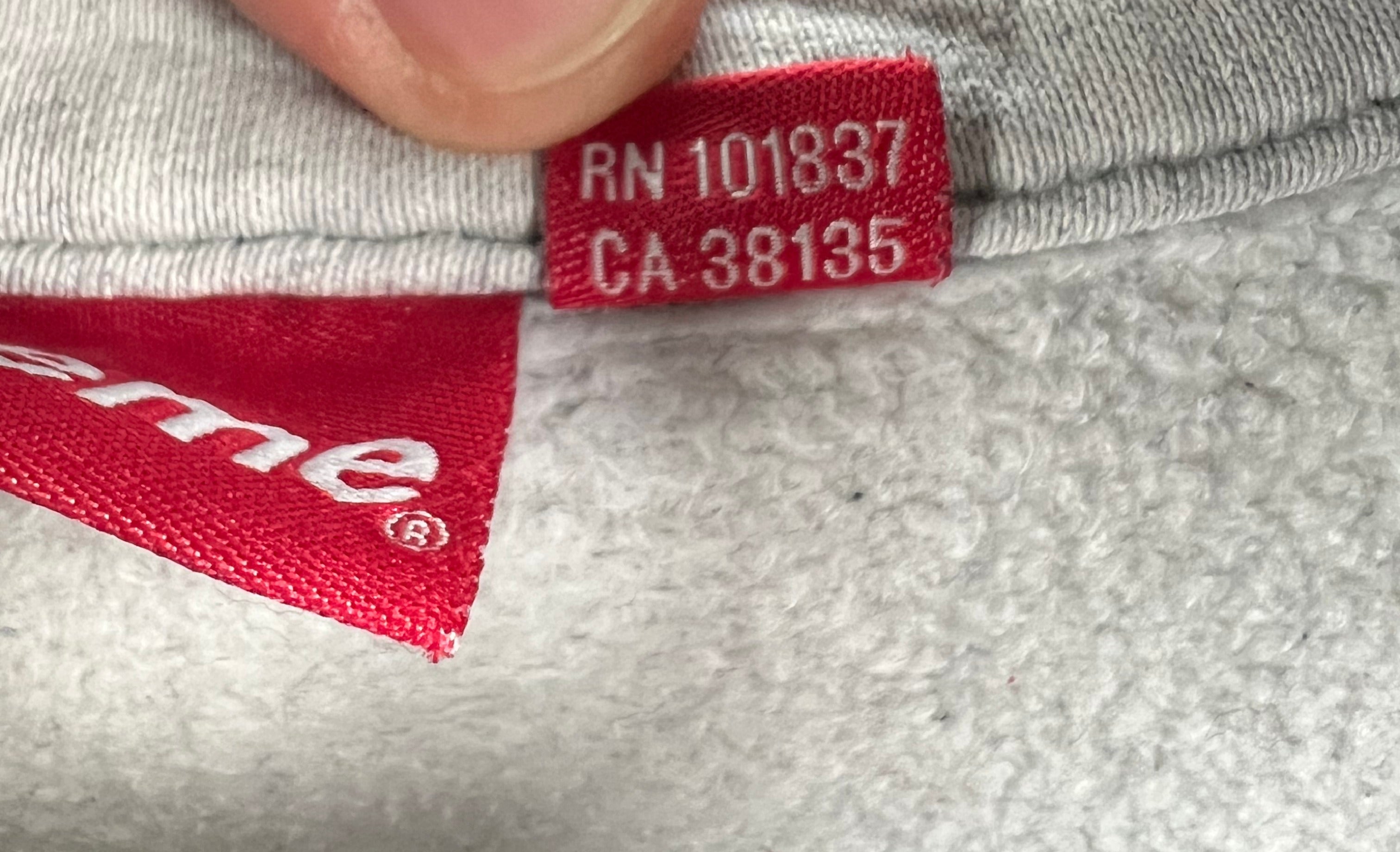 Supreme FW17 2‑Tone Half Zip Sweatshirt