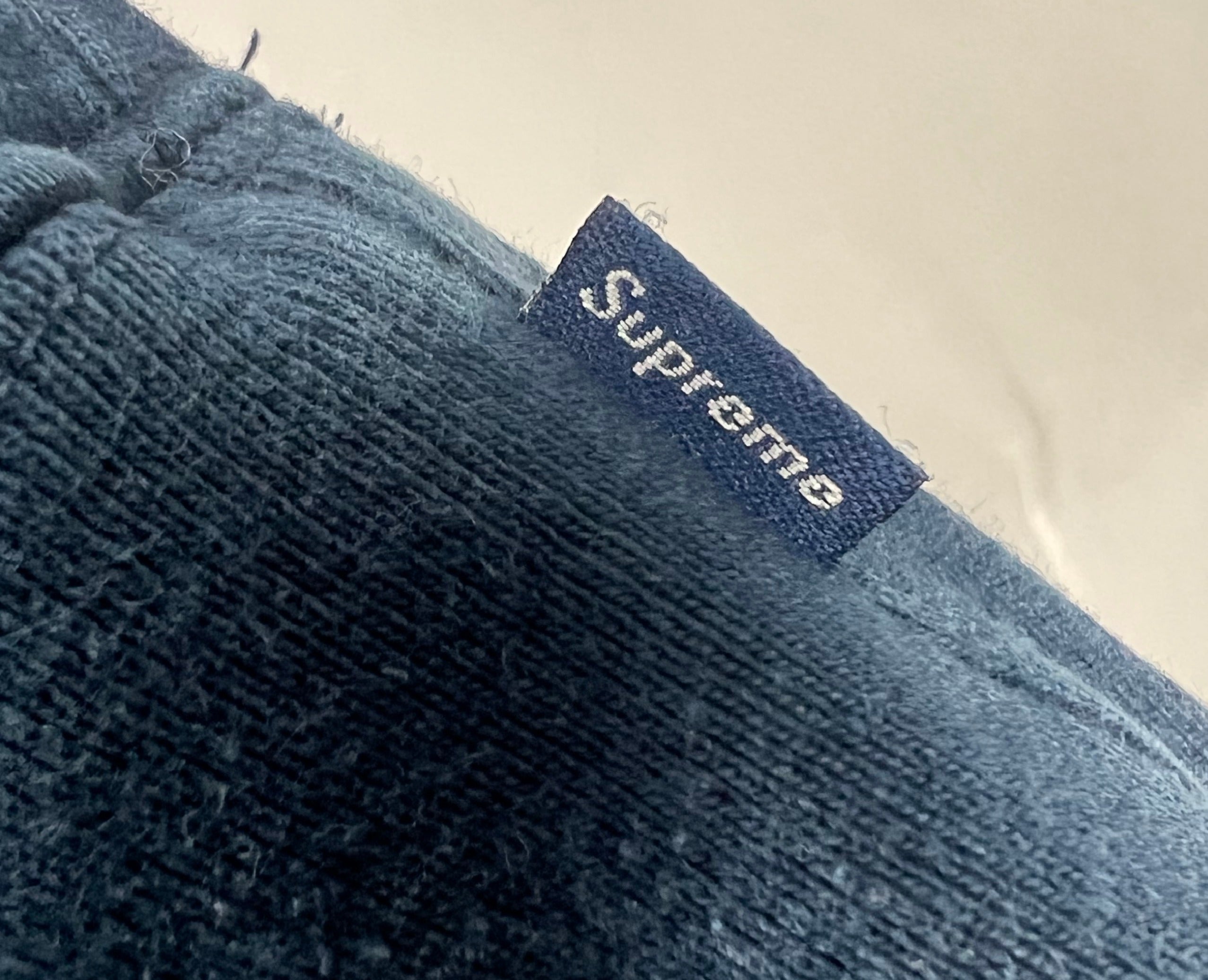 Supreme FW17 2‑Tone Half Zip Sweatshirt
