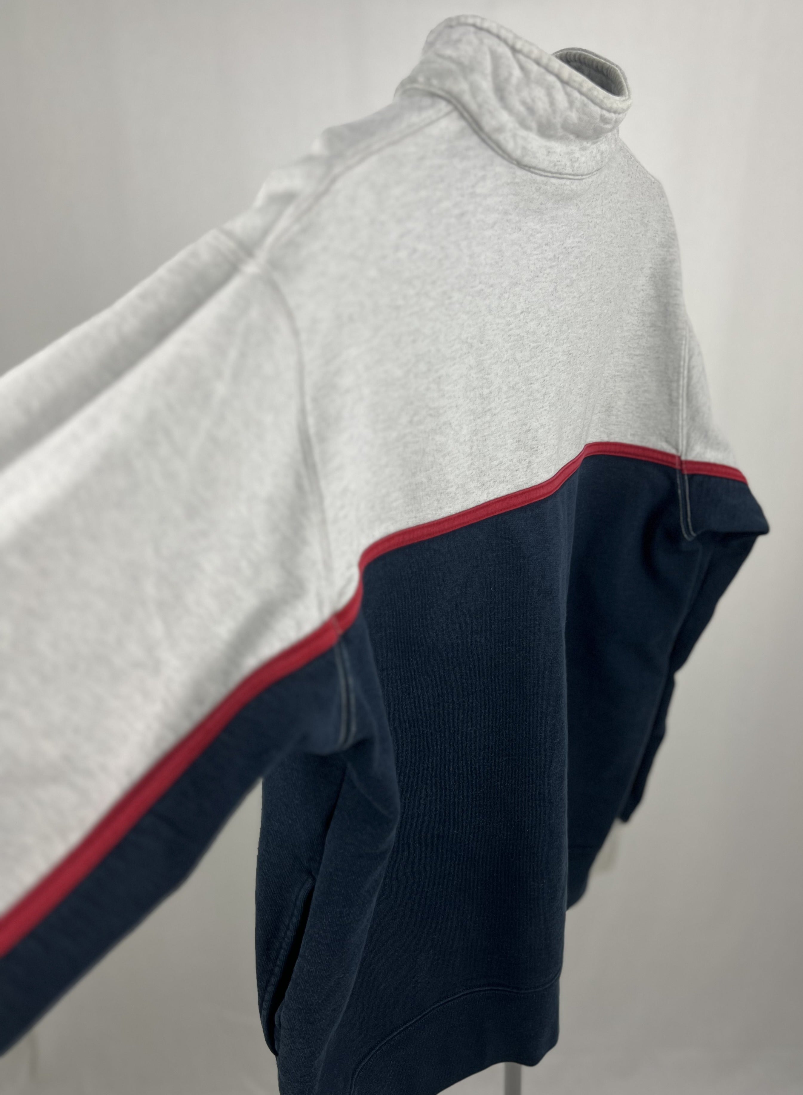 Supreme FW17 2‑Tone Half Zip Sweatshirt