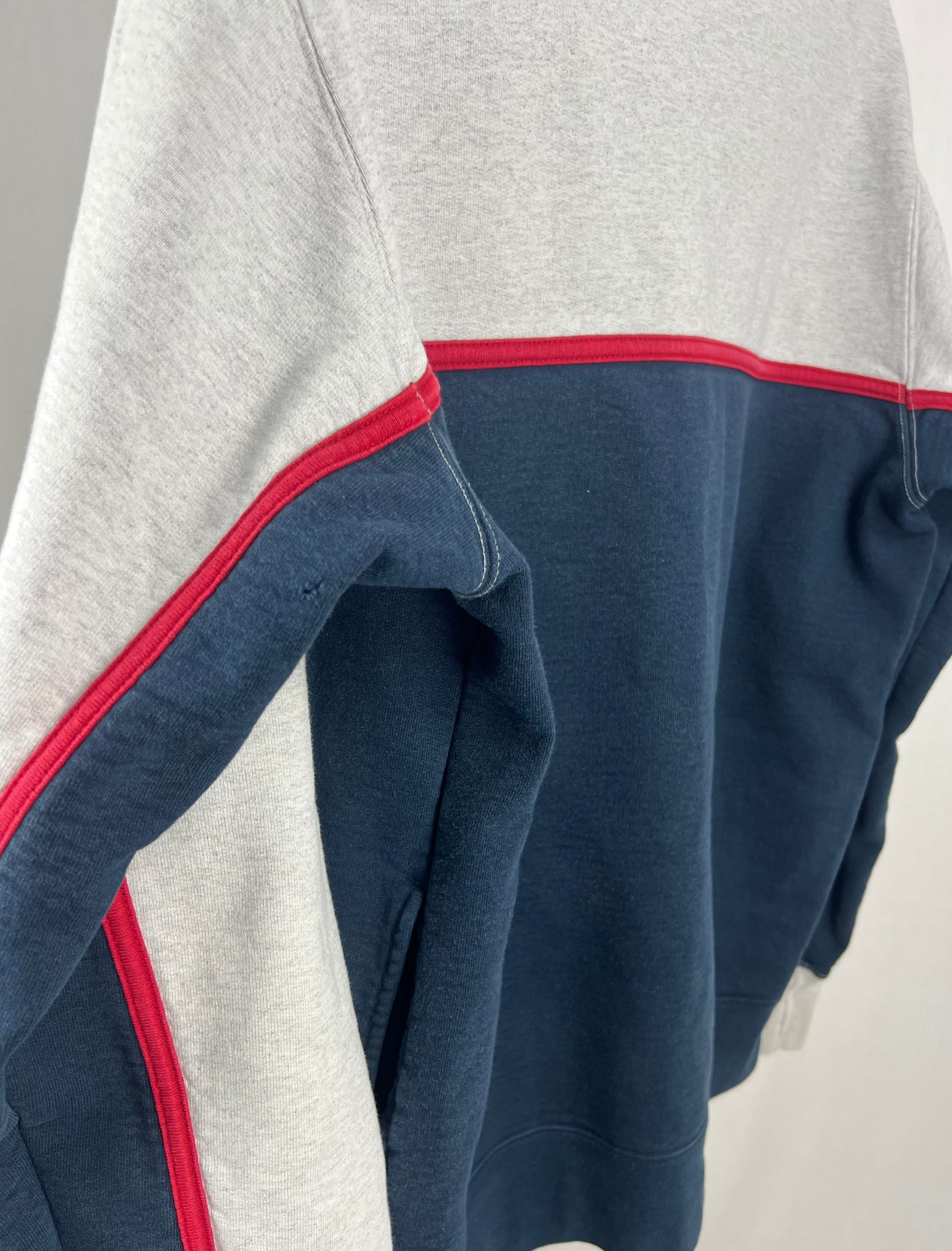 Supreme FW17 2‑Tone Half Zip Sweatshirt