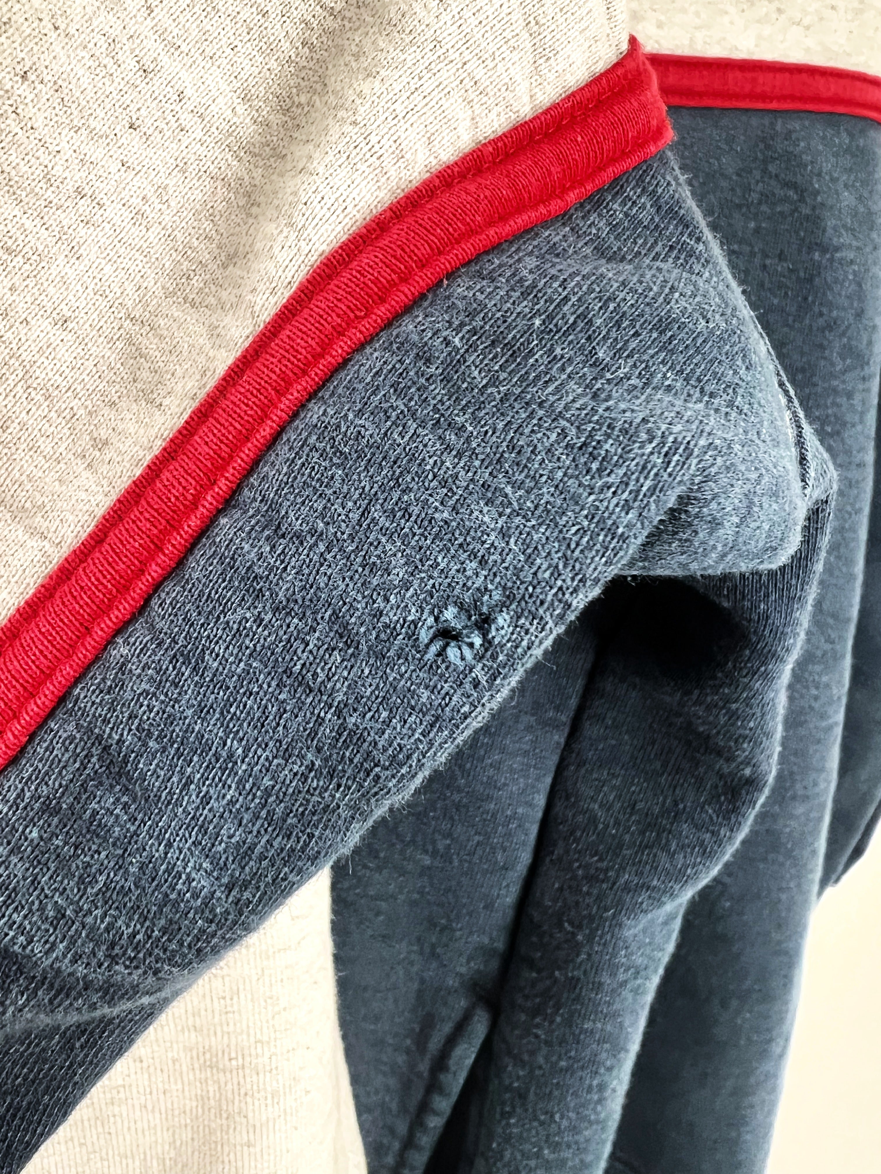 Supreme FW17 2‑Tone Half Zip Sweatshirt