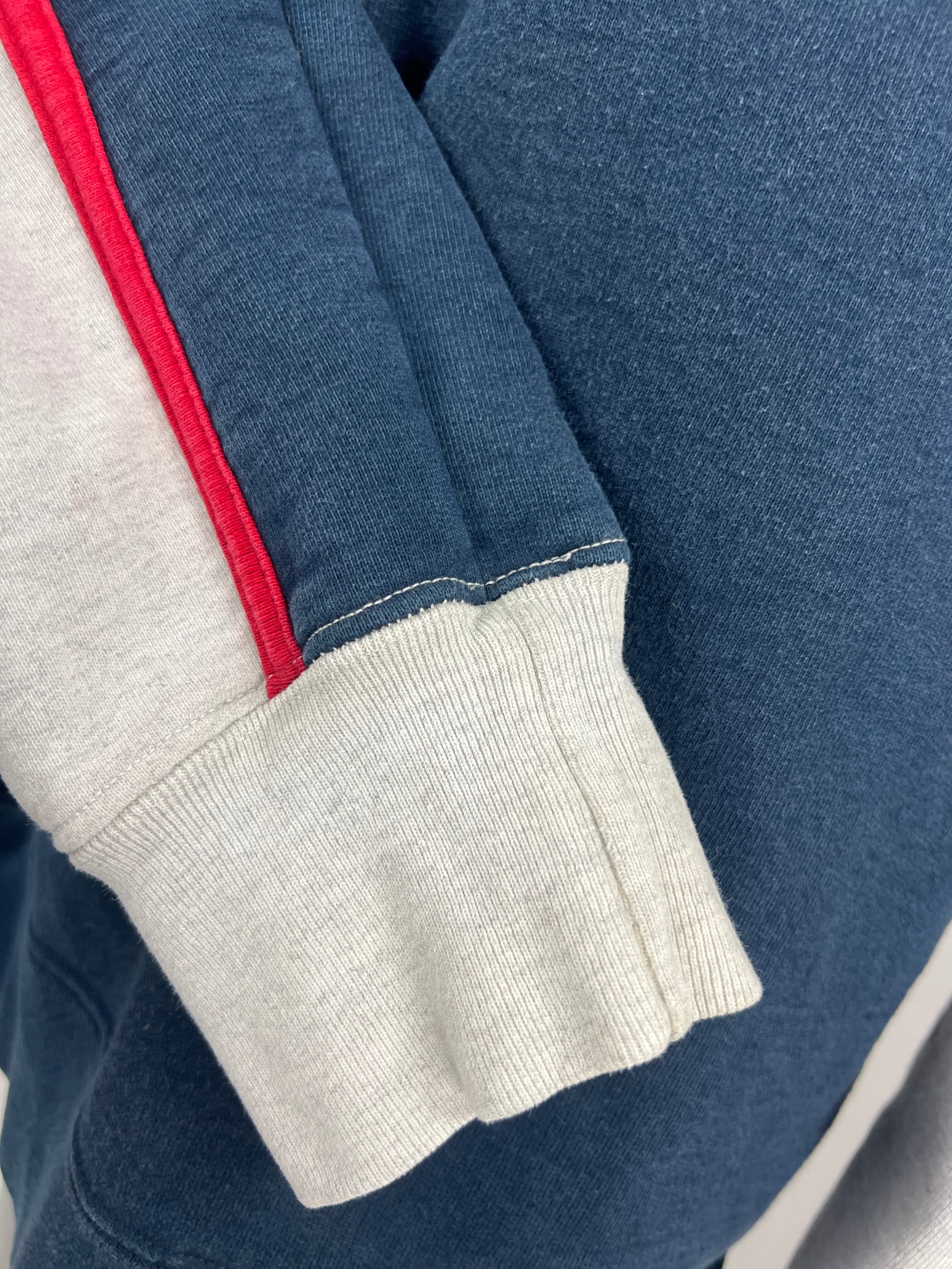 Supreme FW17 2‑Tone Half Zip Sweatshirt