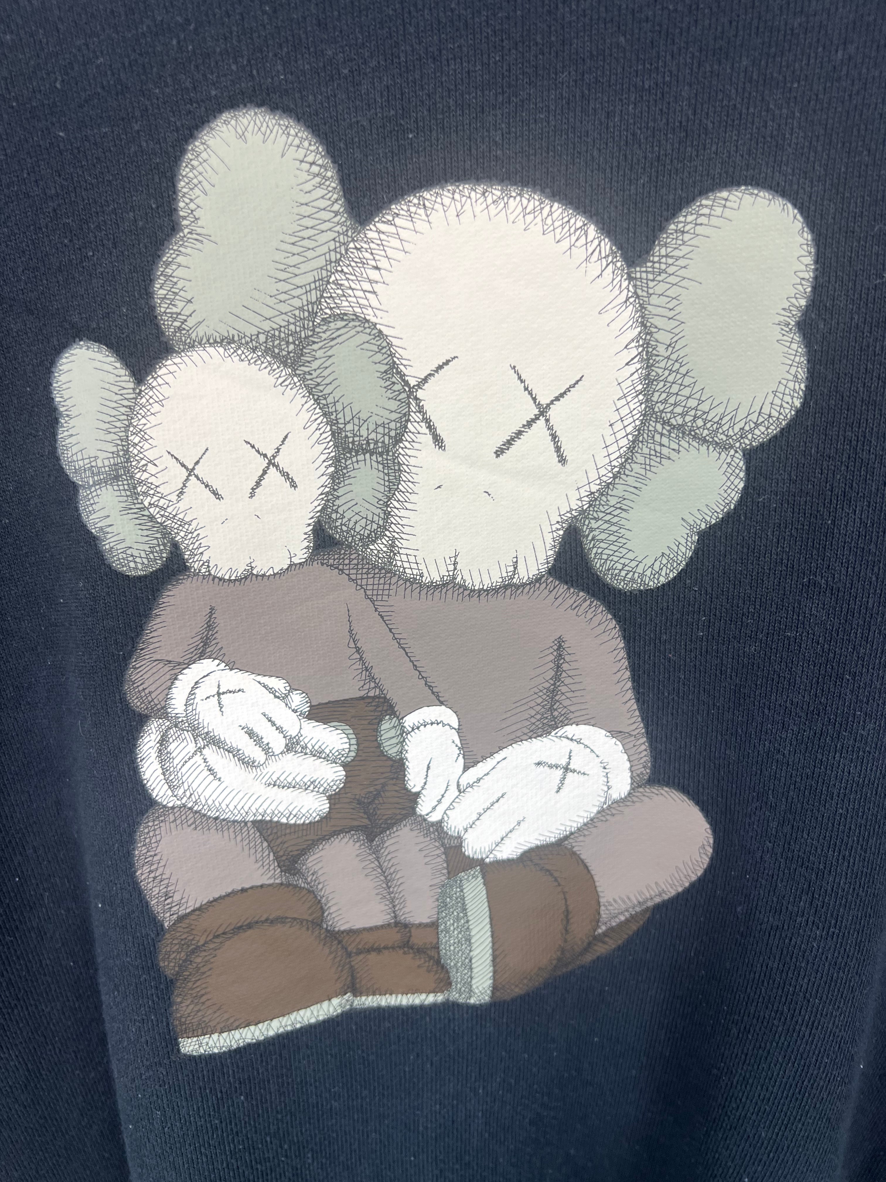 KAWS X Uniqlo Companion Due sweatshirt