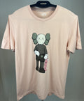 KAWS X Uniqlo Pink "teddy" tee