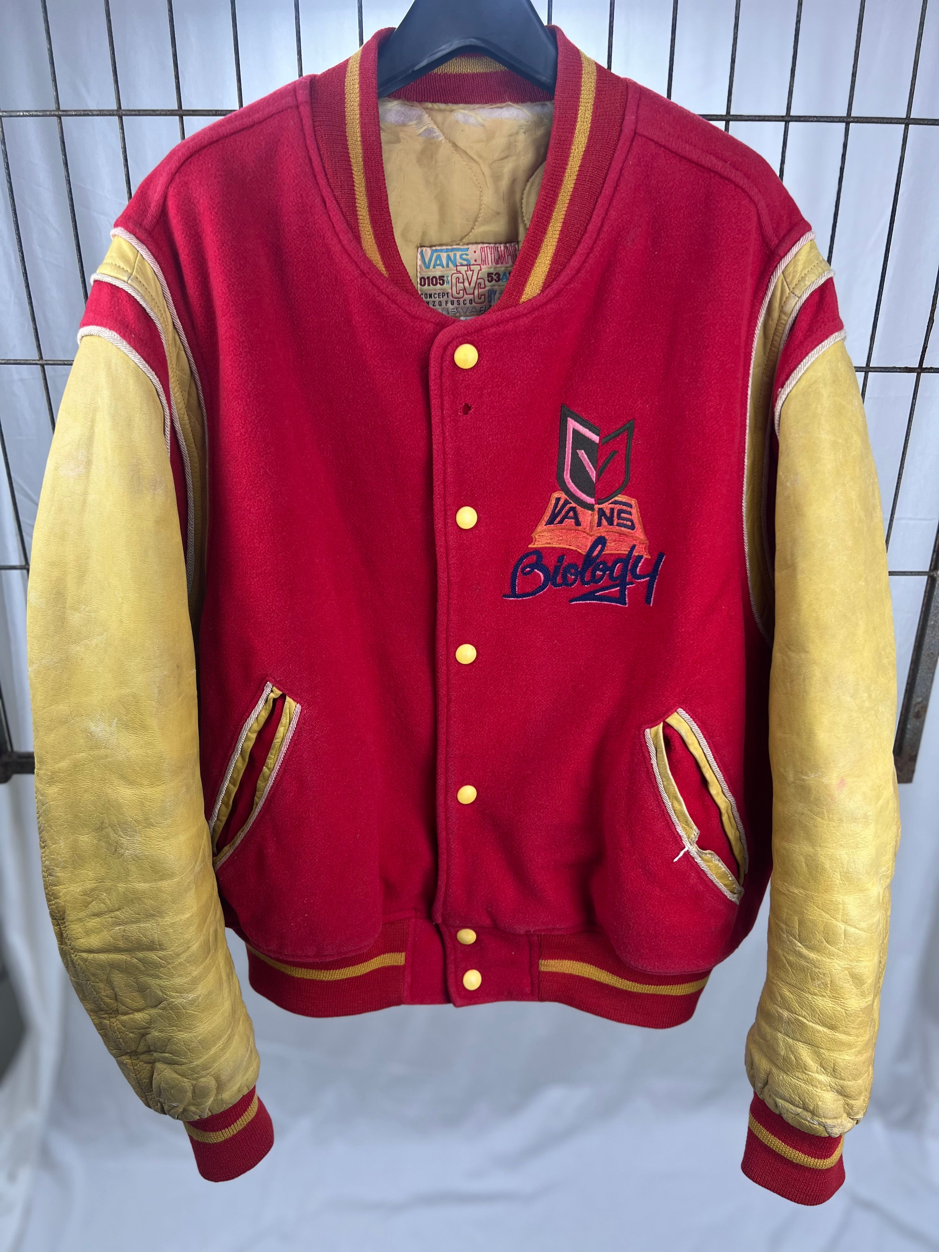 Vintage Vans "Concept by ENZO FUSCO" Varsity jacket (1989)