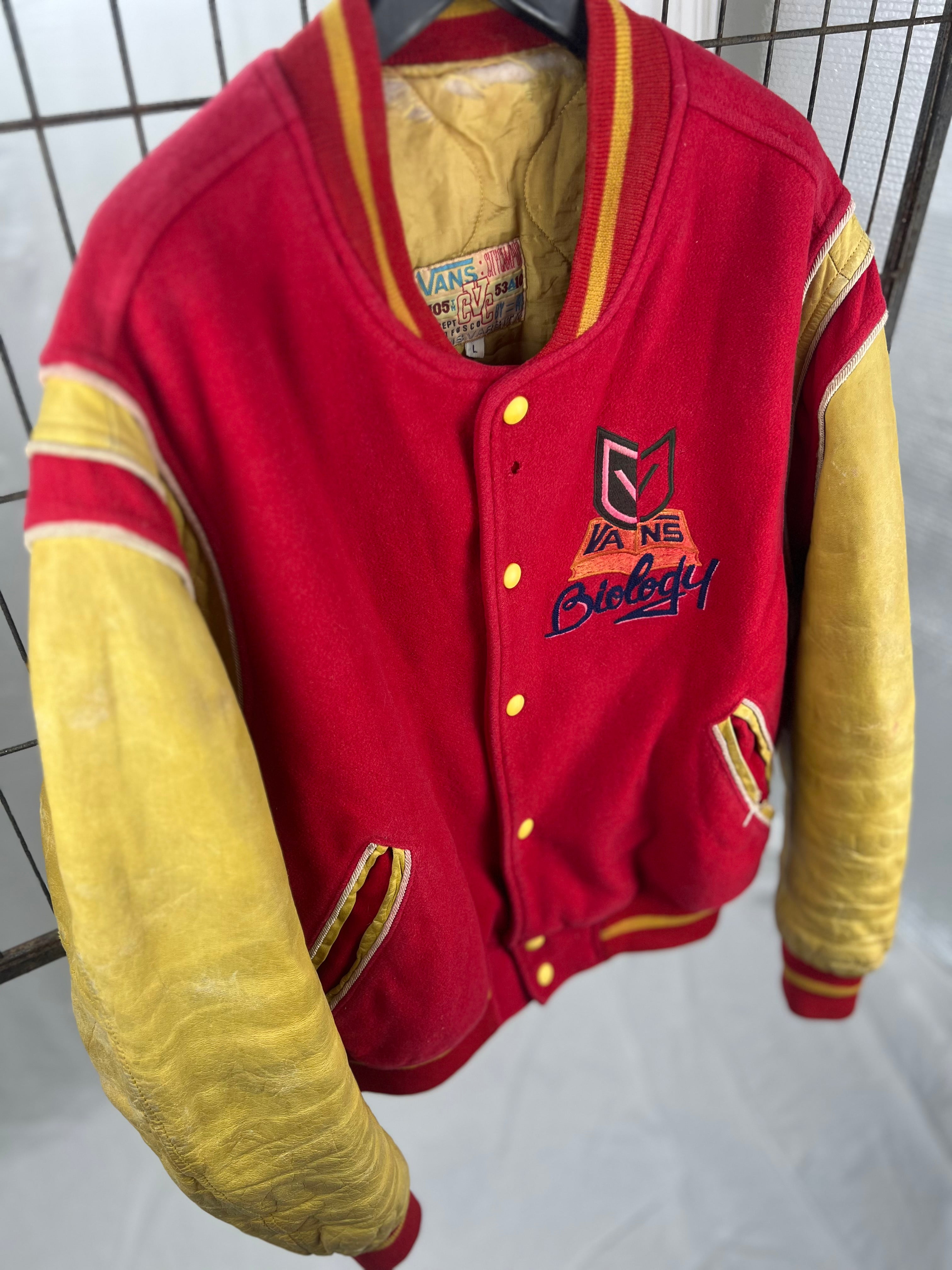 Vintage Vans "Concept by ENZO FUSCO" Varsity jacket (1989)