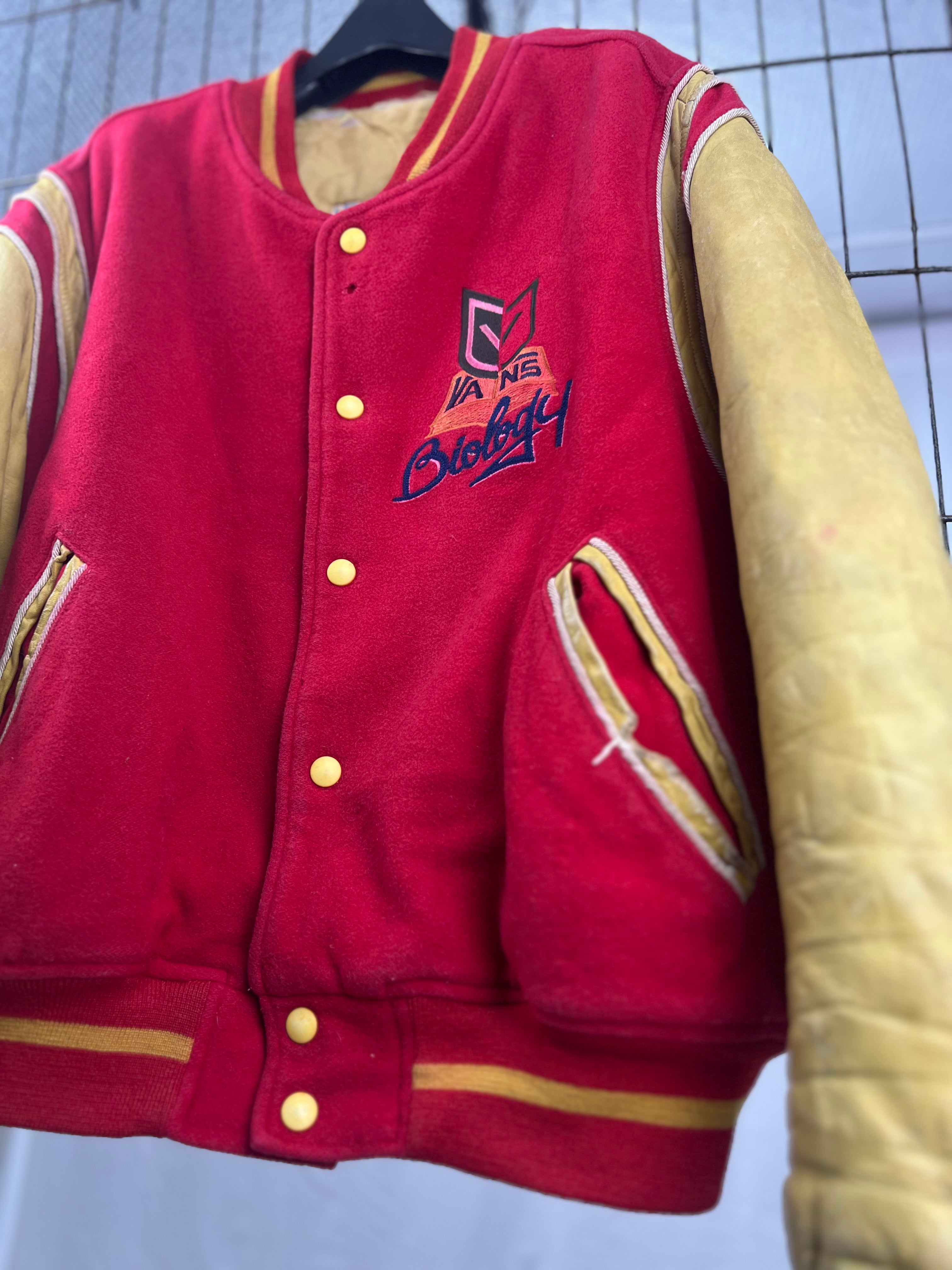 Vintage Vans "Concept by ENZO FUSCO" Varsity jacket (1989)