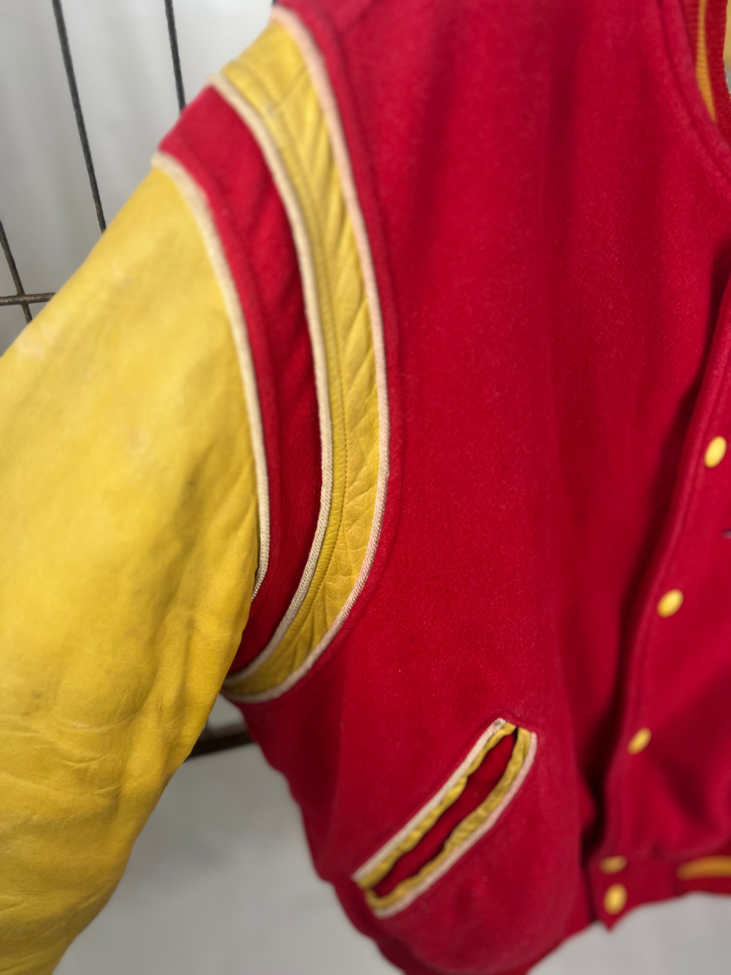 Vintage Vans "Concept by ENZO FUSCO" Varsity jacket (1989)