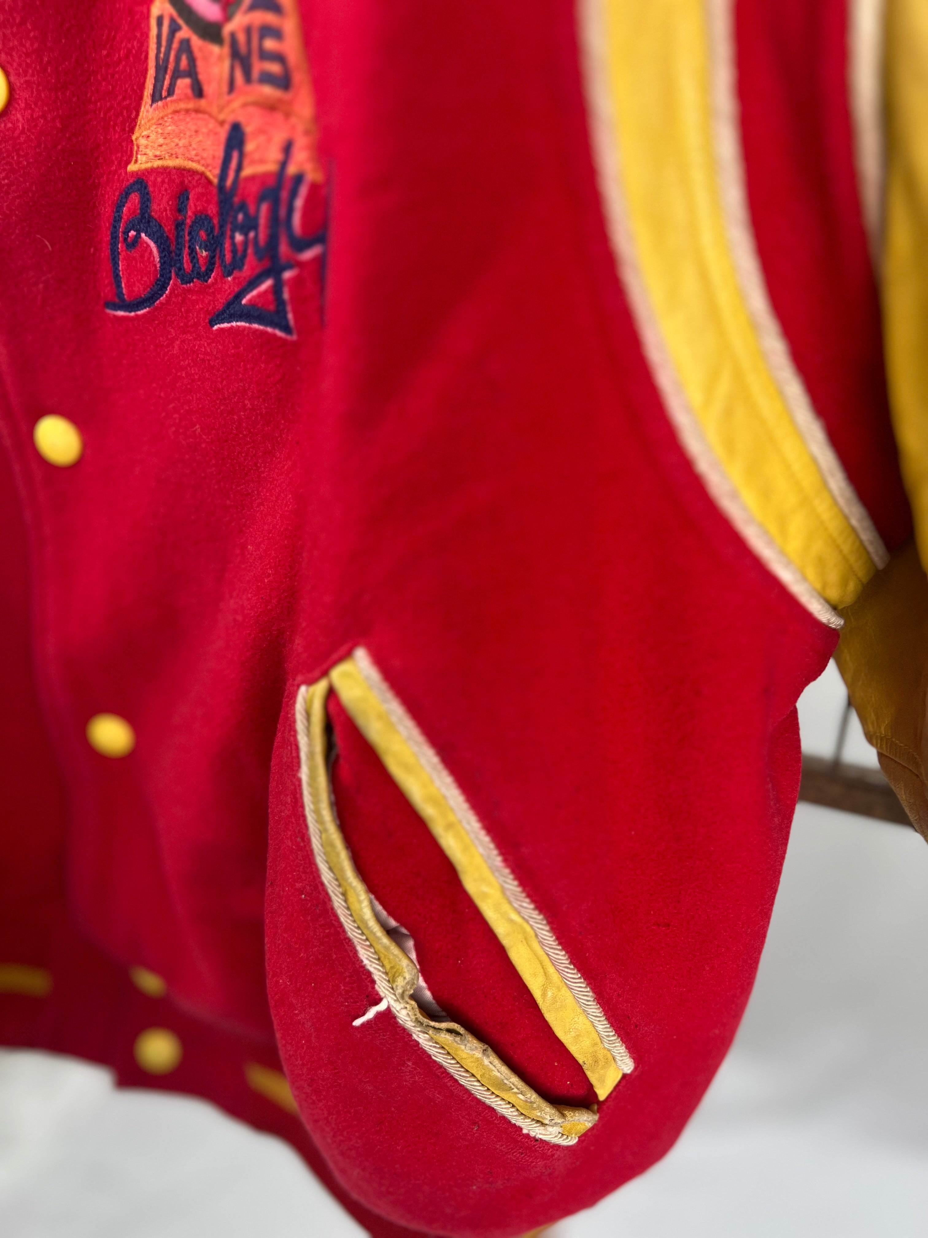 Vintage Vans "Concept by ENZO FUSCO" Varsity jacket (1989)