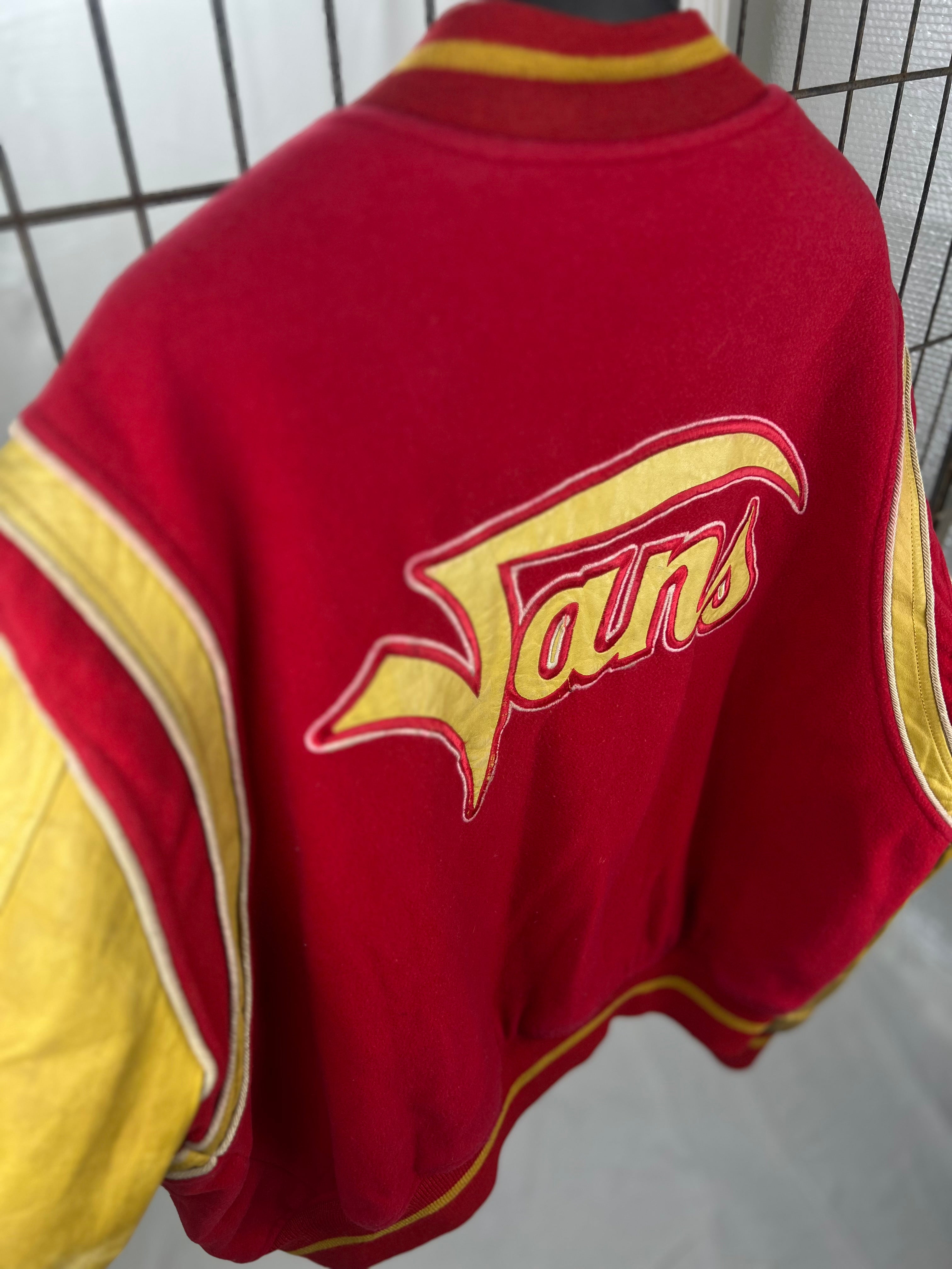 Vintage Vans "Concept by ENZO FUSCO" Varsity jacket (1989)