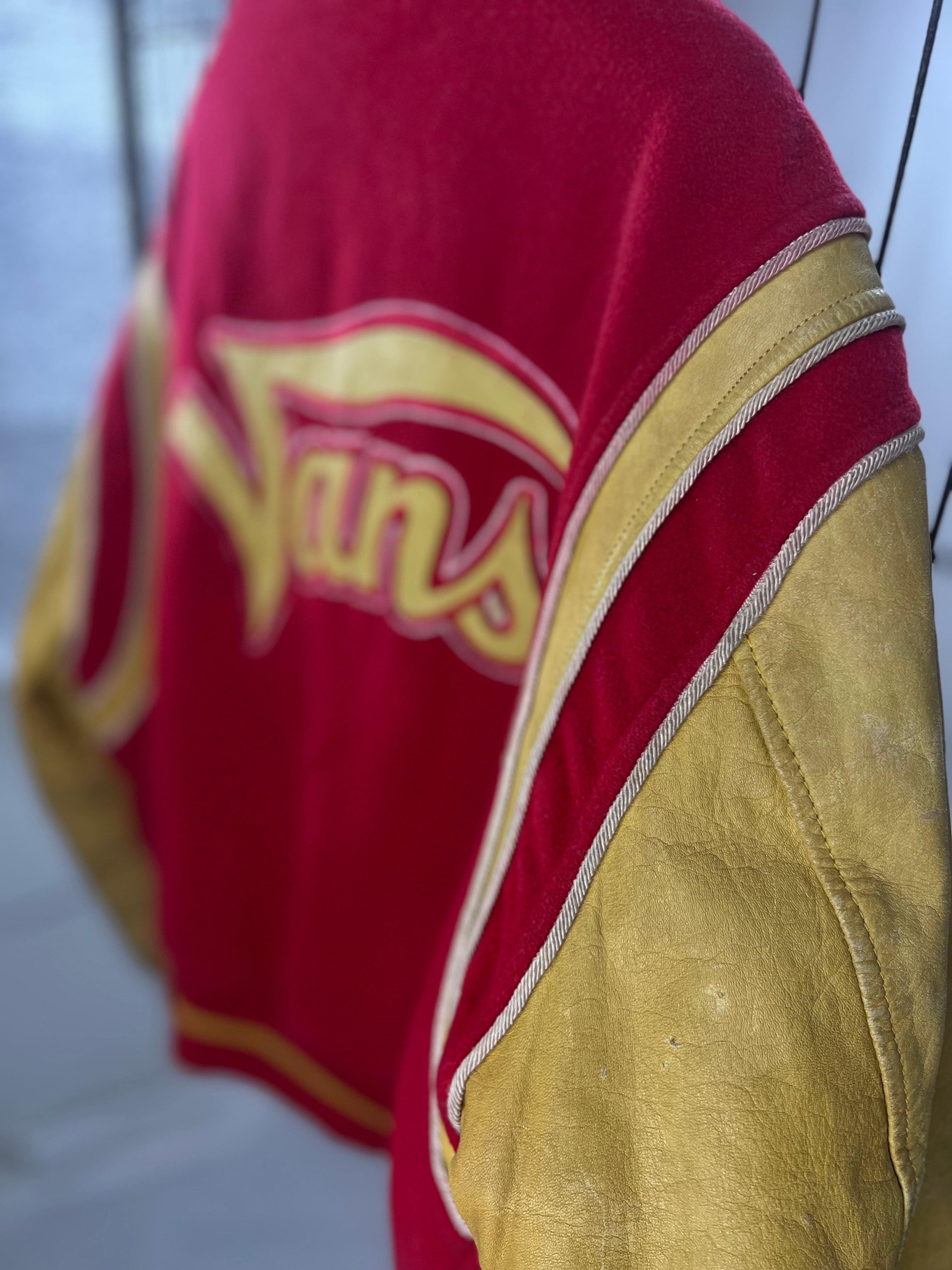 Vintage Vans "Concept by ENZO FUSCO" Varsity jacket (1989)